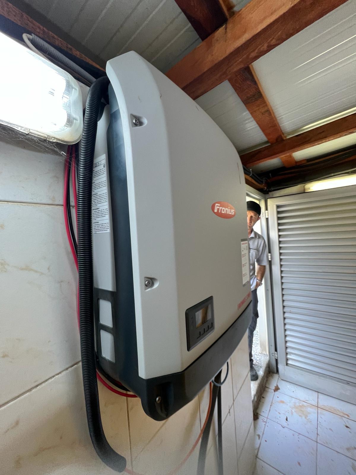 8 kWp solar energy system installed at Kocaeli Vineyard House by Promer Energy