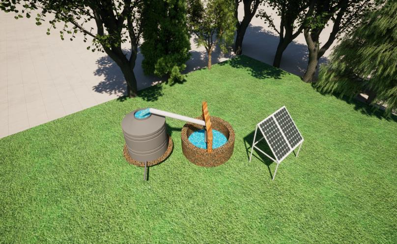 3 HP solar-powered agricultural irrigation system installed in Çamdere by Promer Energy